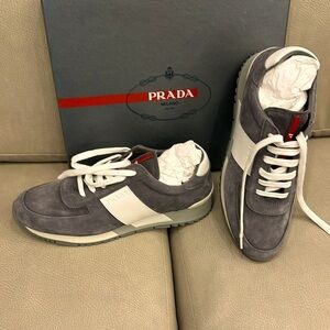 Prada sneakers.
